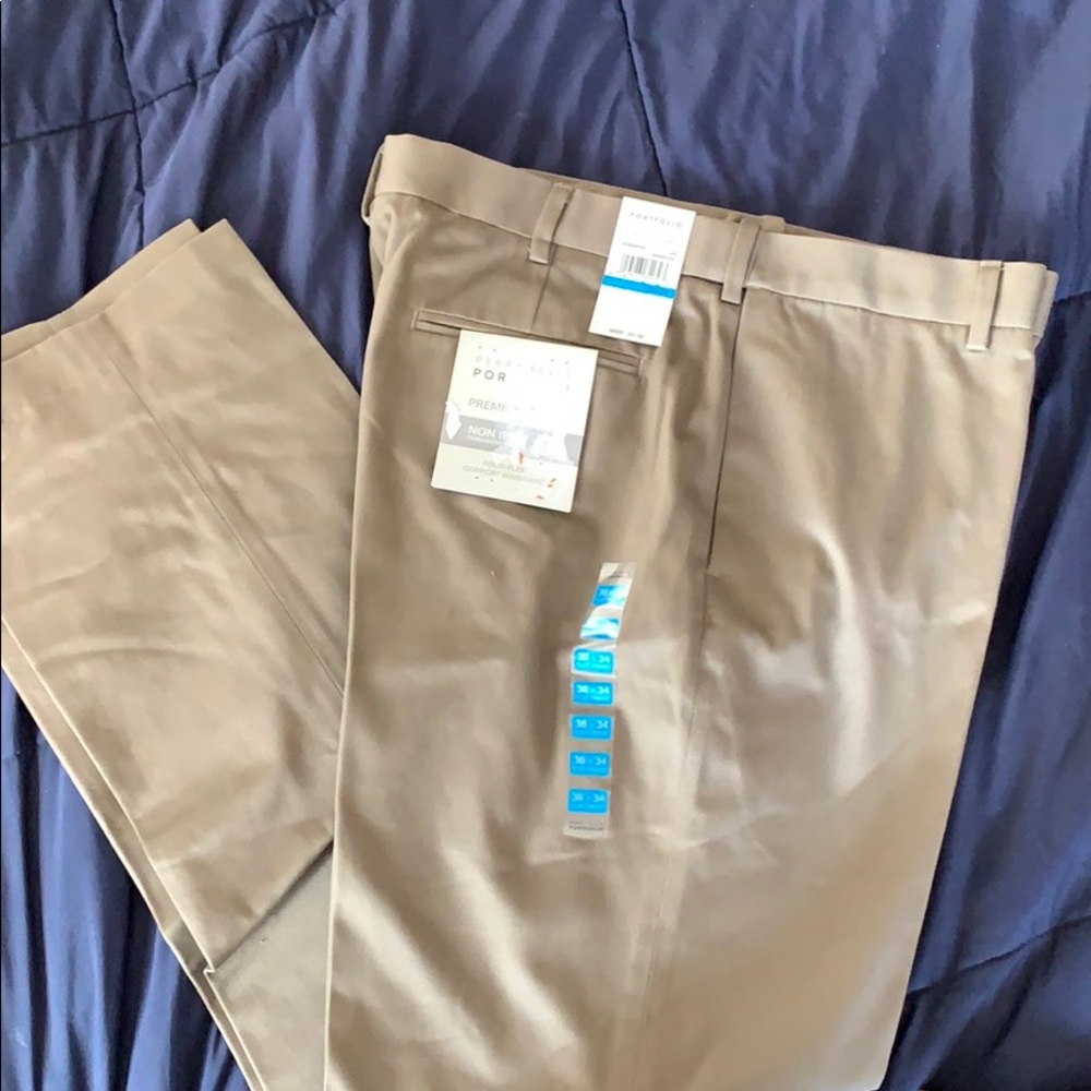 Perry Ellis Flat Front Men’s Pants